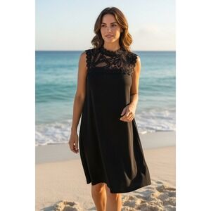 Lilly Pulitzer NWT Harmon Black Shift Dress Size 6